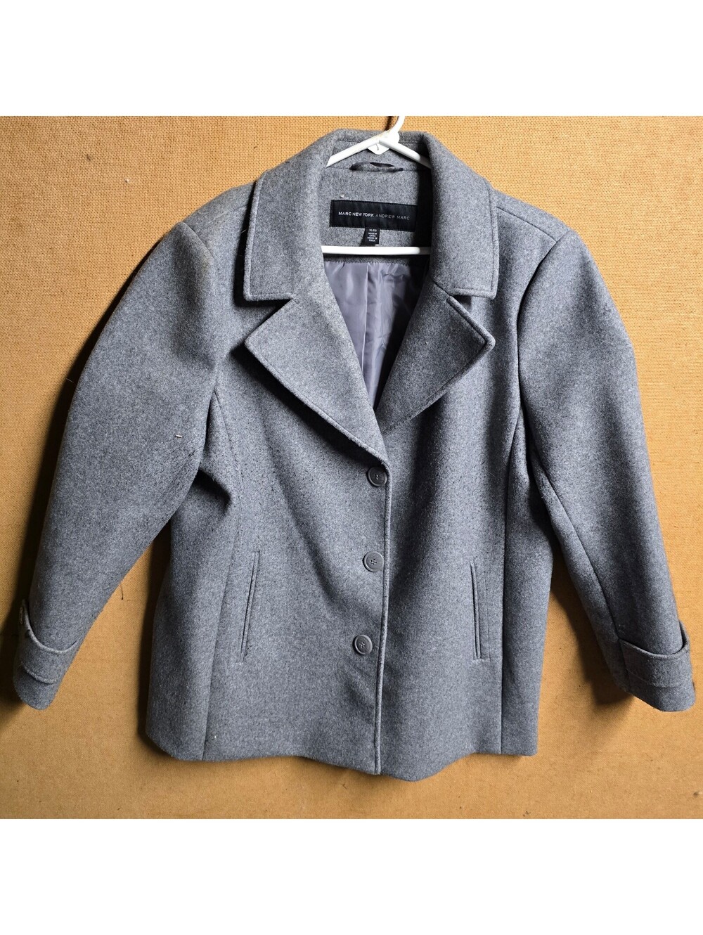 Andrew Marc New York WOMEN'S Jacket, Light Gray XL